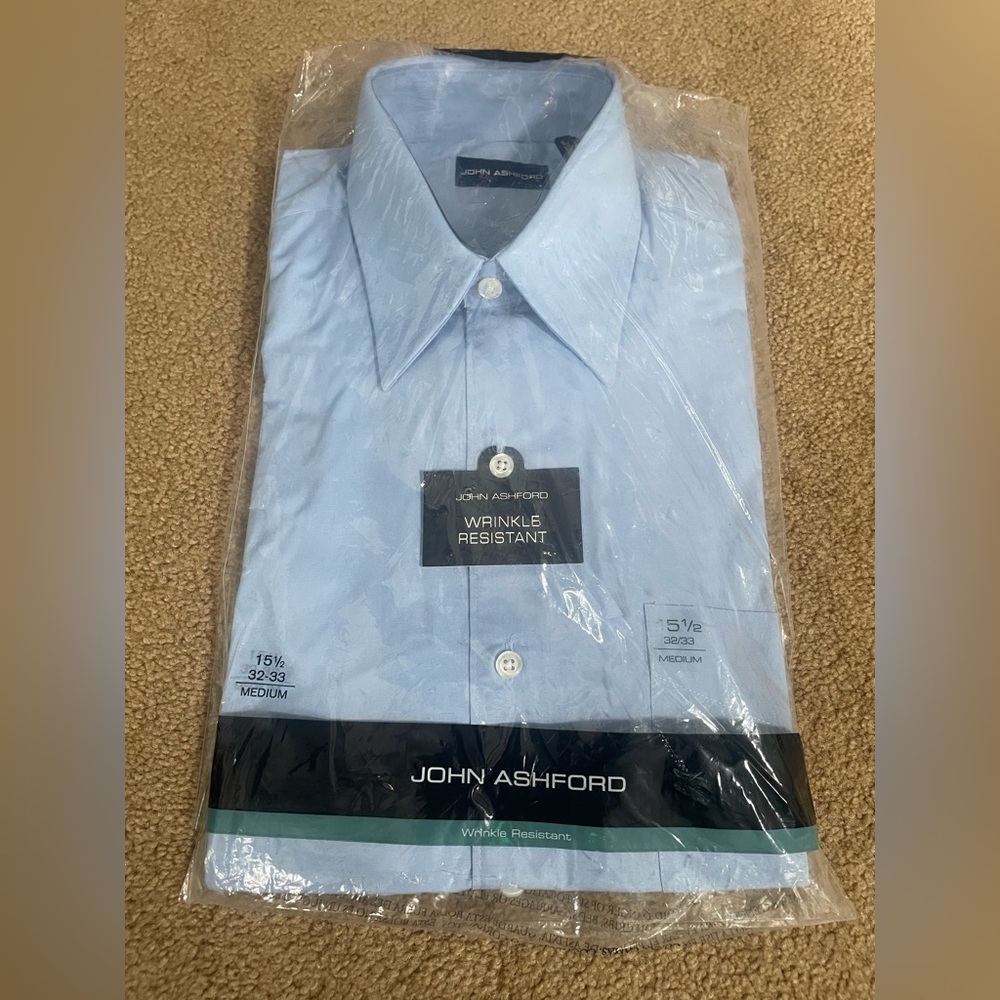 John Ashford wrinkle resistant men’s dress shirt